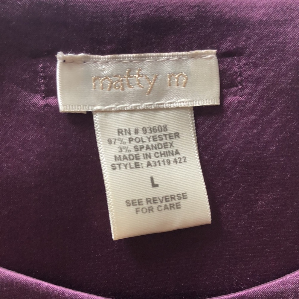 Matty M Purple Top - Picture 2 of 5
